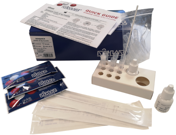 Dialab Diaquick Covid-19 Antigen, Ag, snabbtest