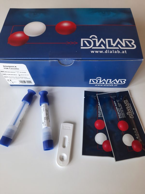 Diaquick FOB, snabbtest för påvisning av humant hemoglobin i feces
